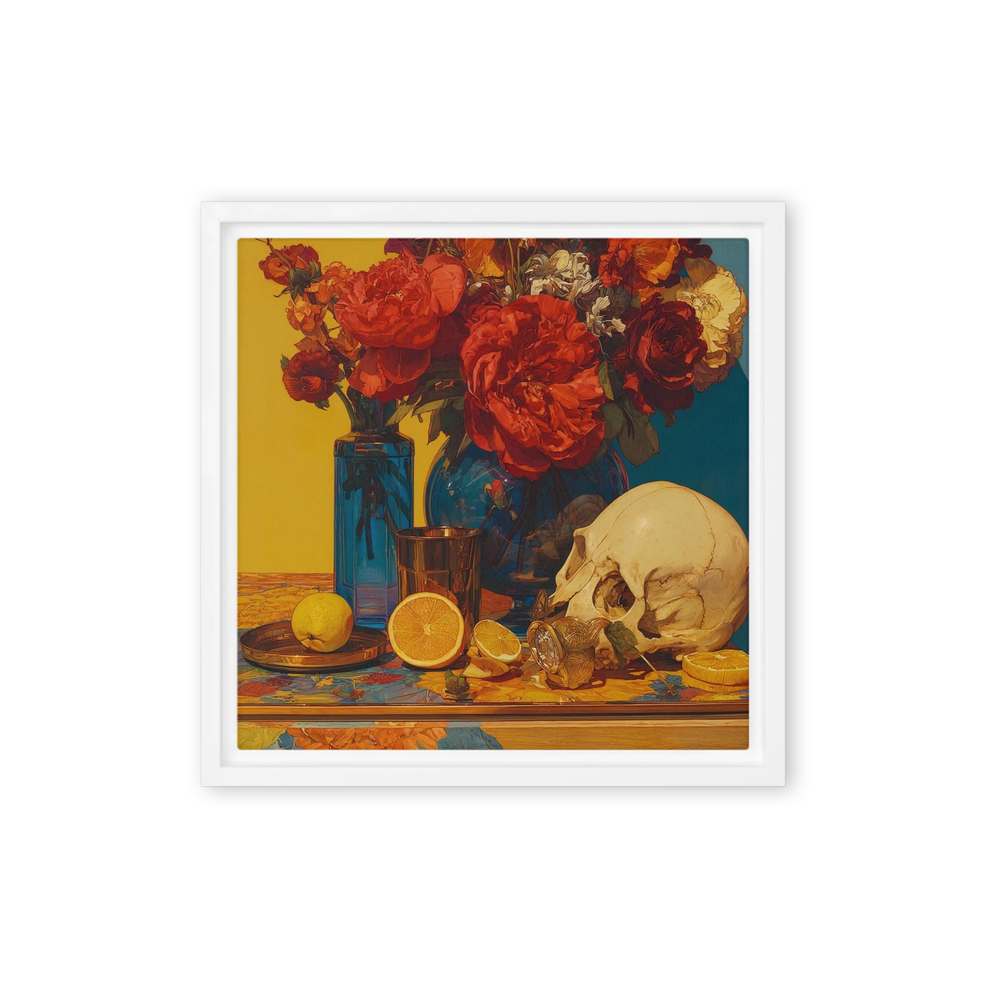 Memento Mori with Peonies