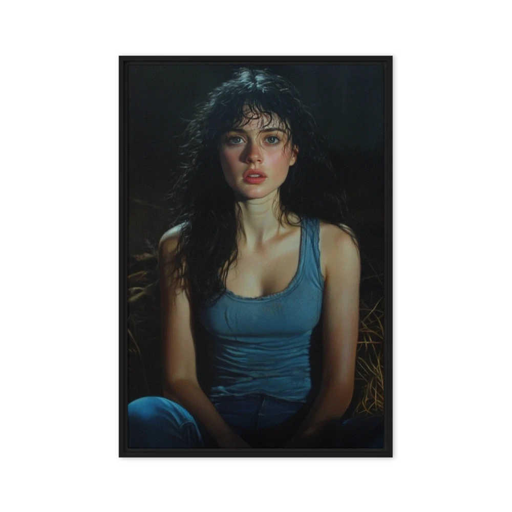 Realistic Oil Portrait of Woman