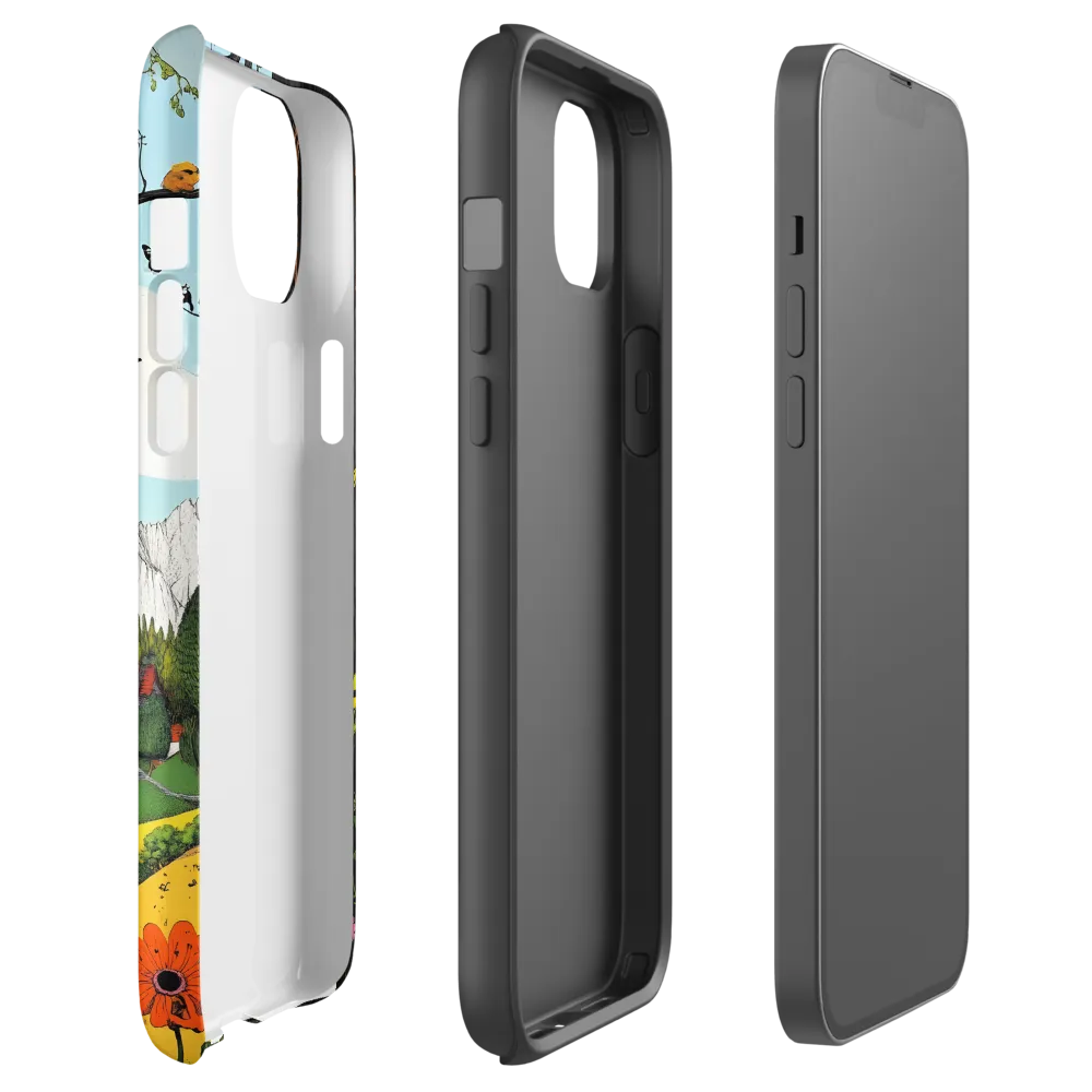 Illustrated Tree Landscape | Phone Case