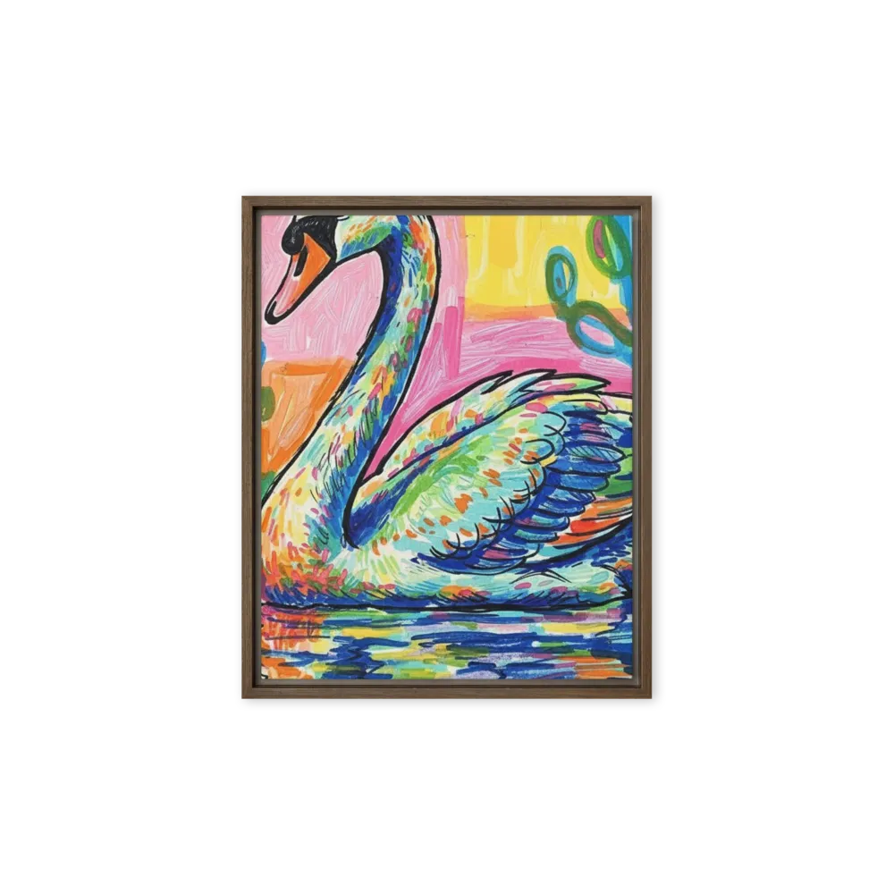 Prismatic Swan | Art Print