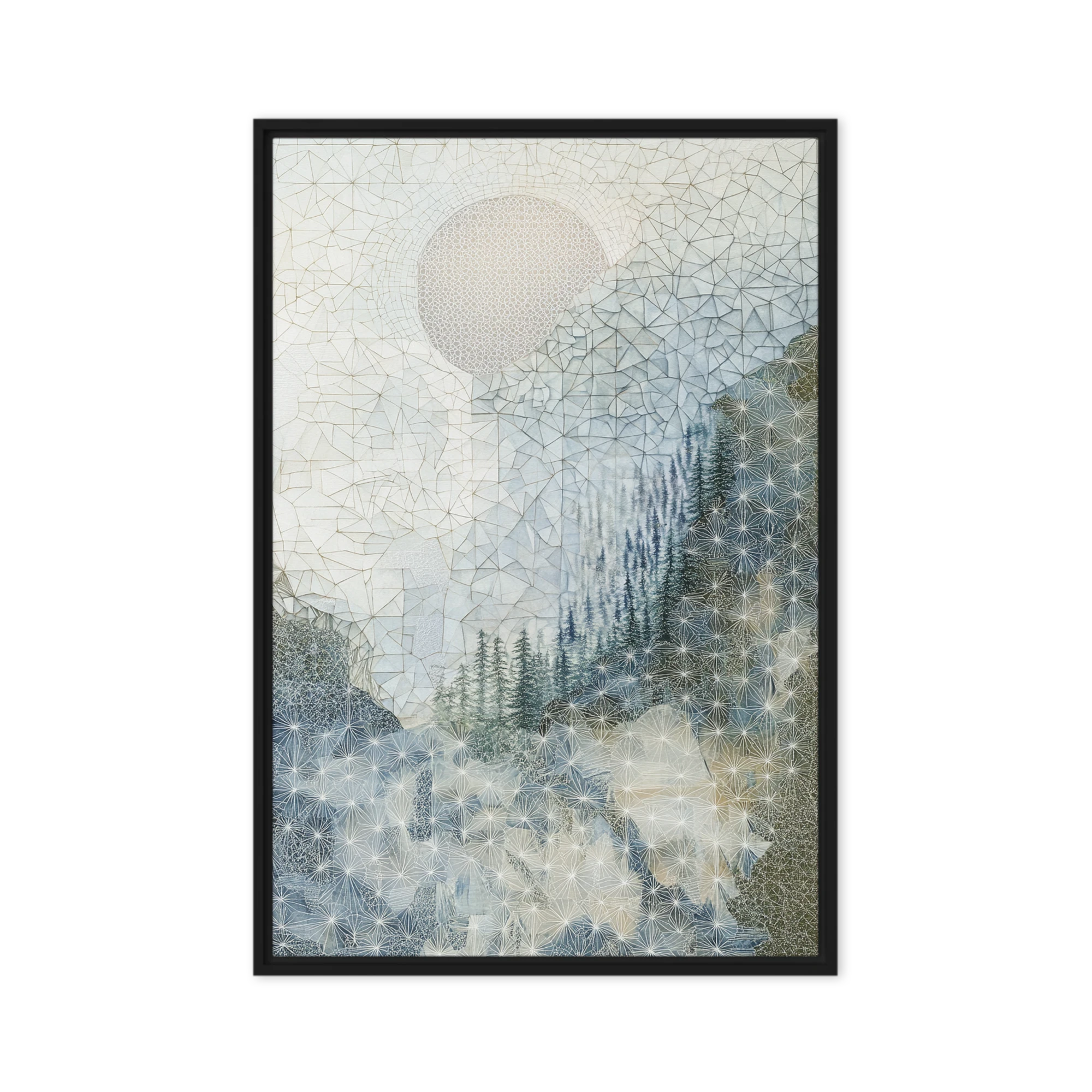 Celestial Mosaic Forest | Art Print