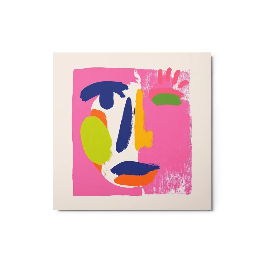 Pink Abstract Face | Art Print