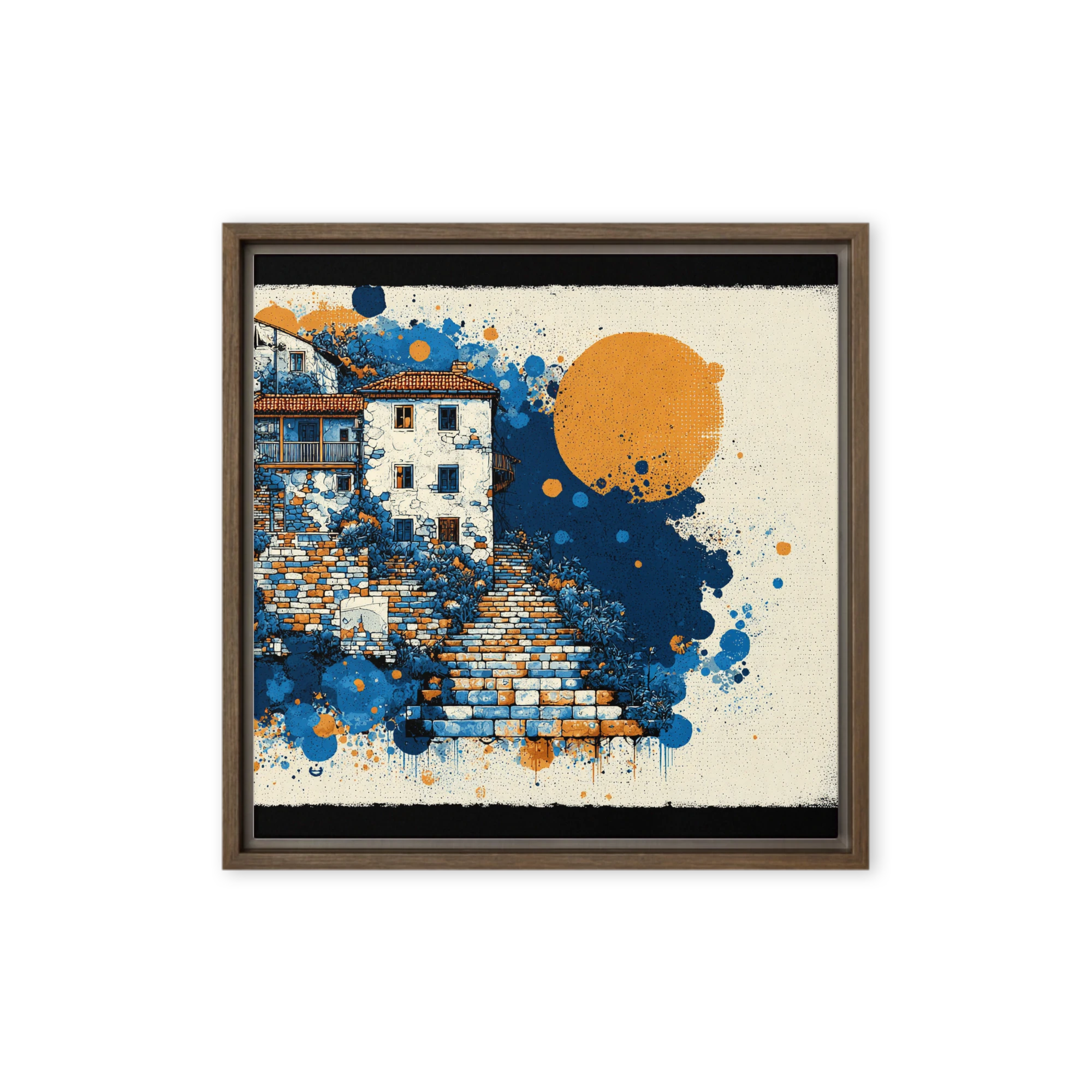 Hillside Village Splatter