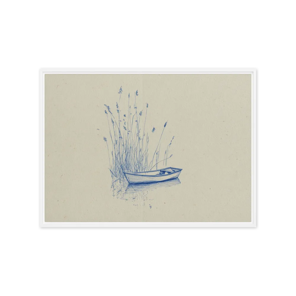 Solitude in the Reeds 
 Metal Print | 11″x 14″