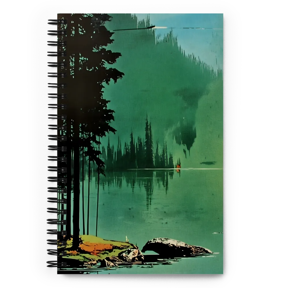 Emerald Forest Lake 
 Spiral Notebook | 140 pages