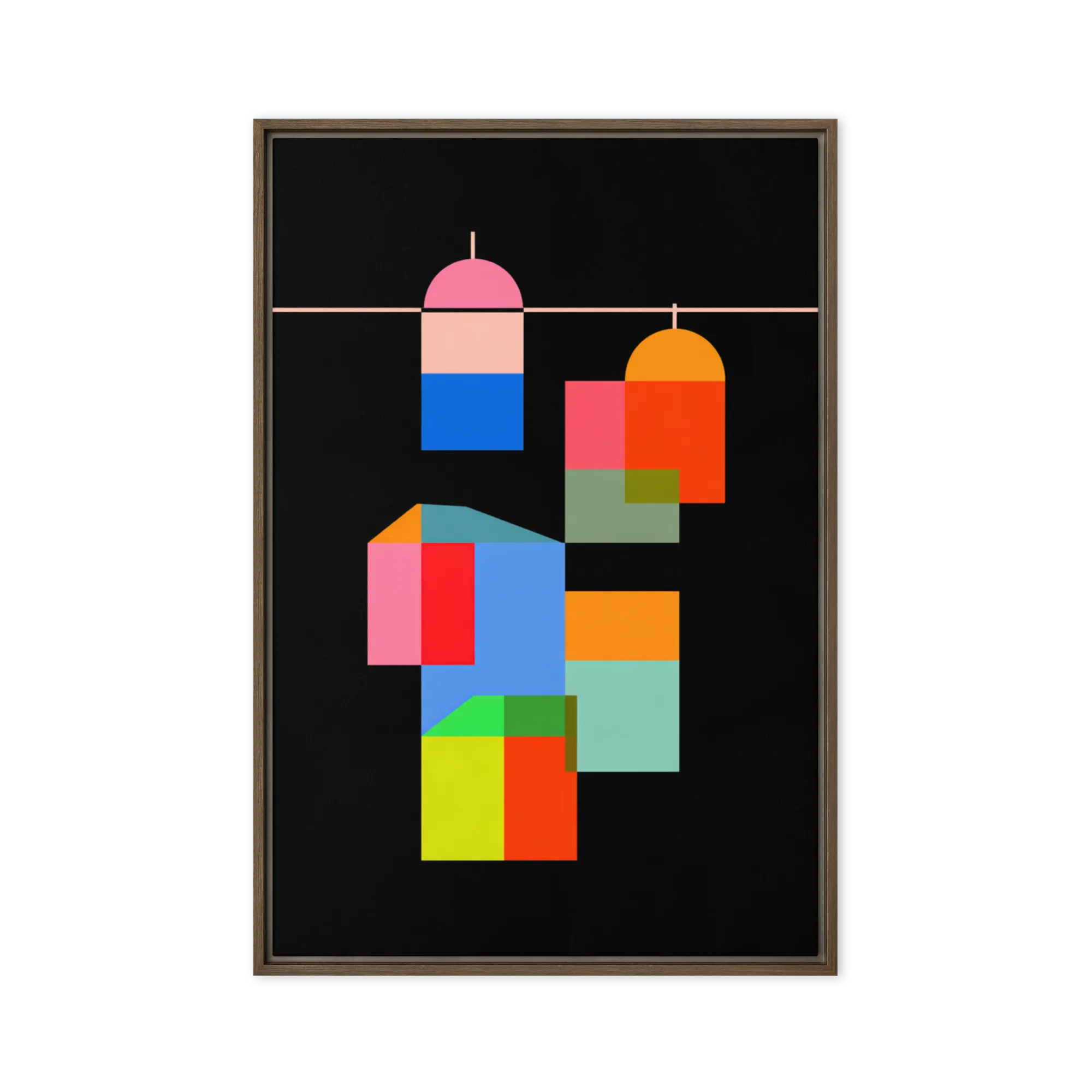 Distilled Bauhaus puzzles of color — Pure form grids