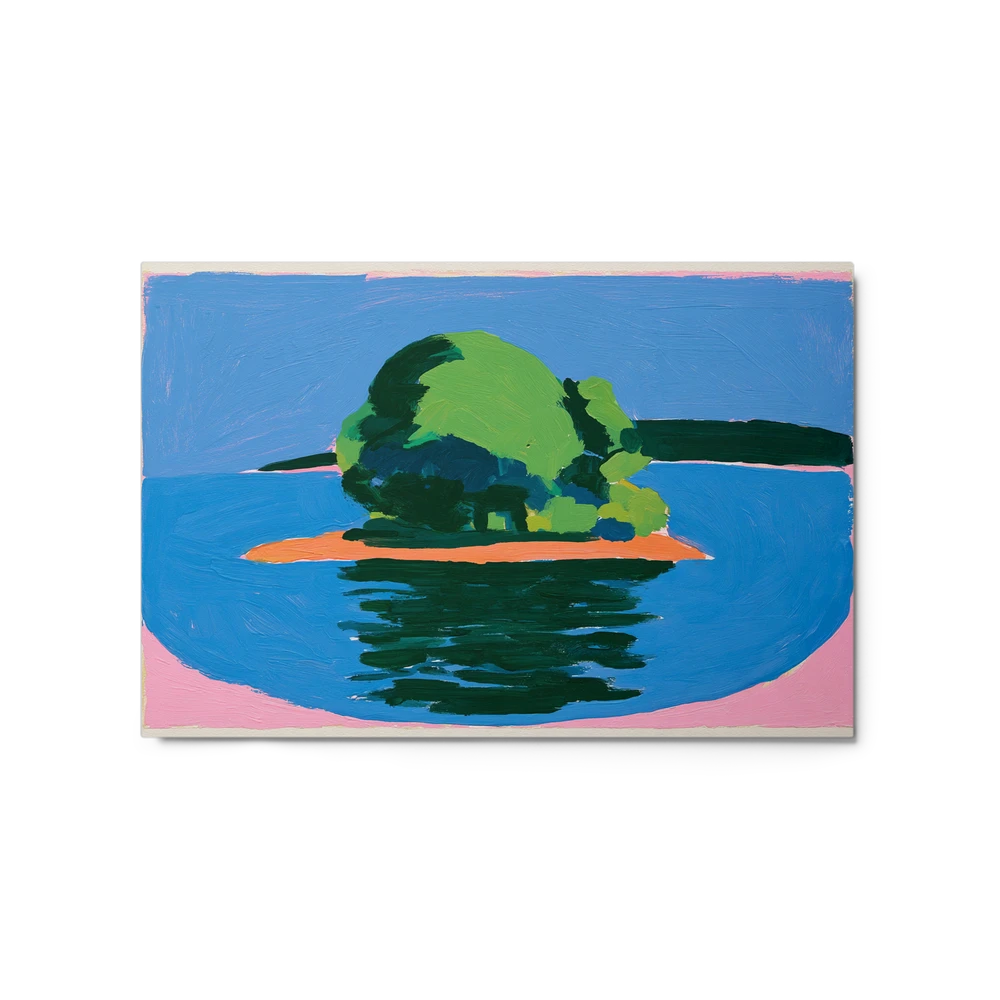 Emerald Island Reflection | Art Print