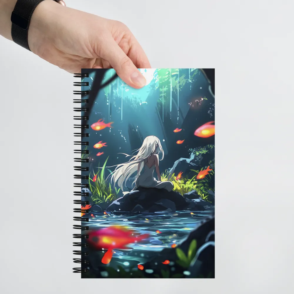 Ethereal Pond Vision 
 Spiral Notebook | 140 pages