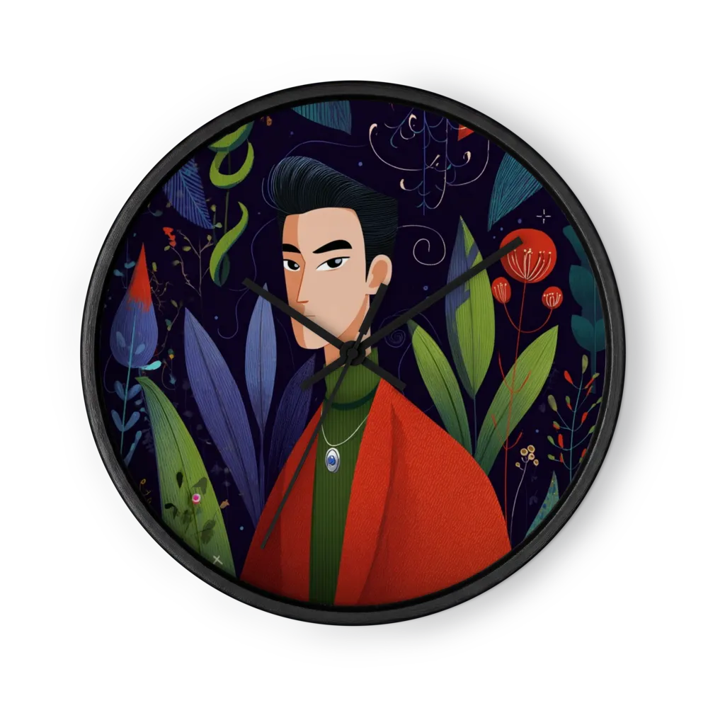 Portrait in the Jungle | Wall Clock