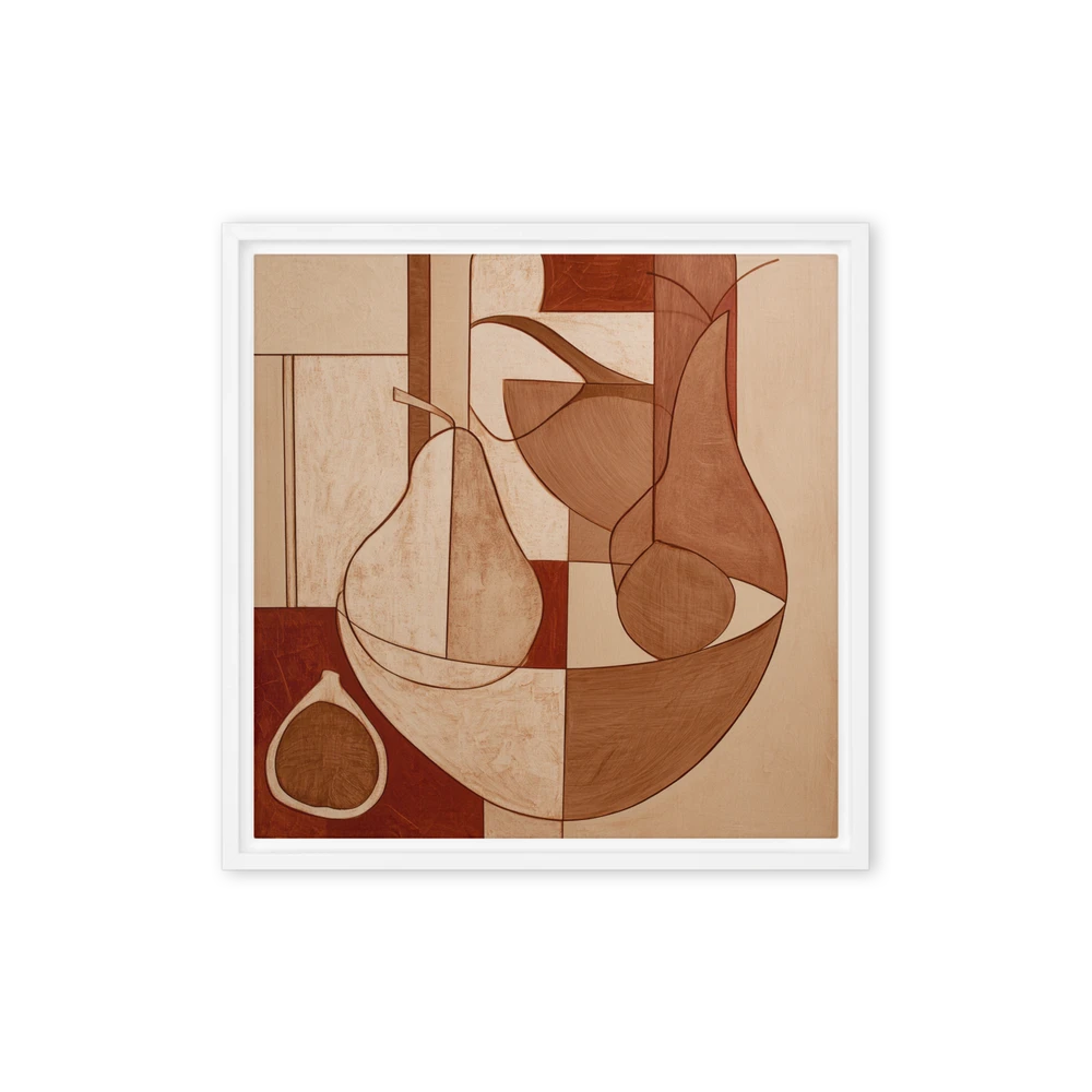 Terracotta Pear Composition | Art Print