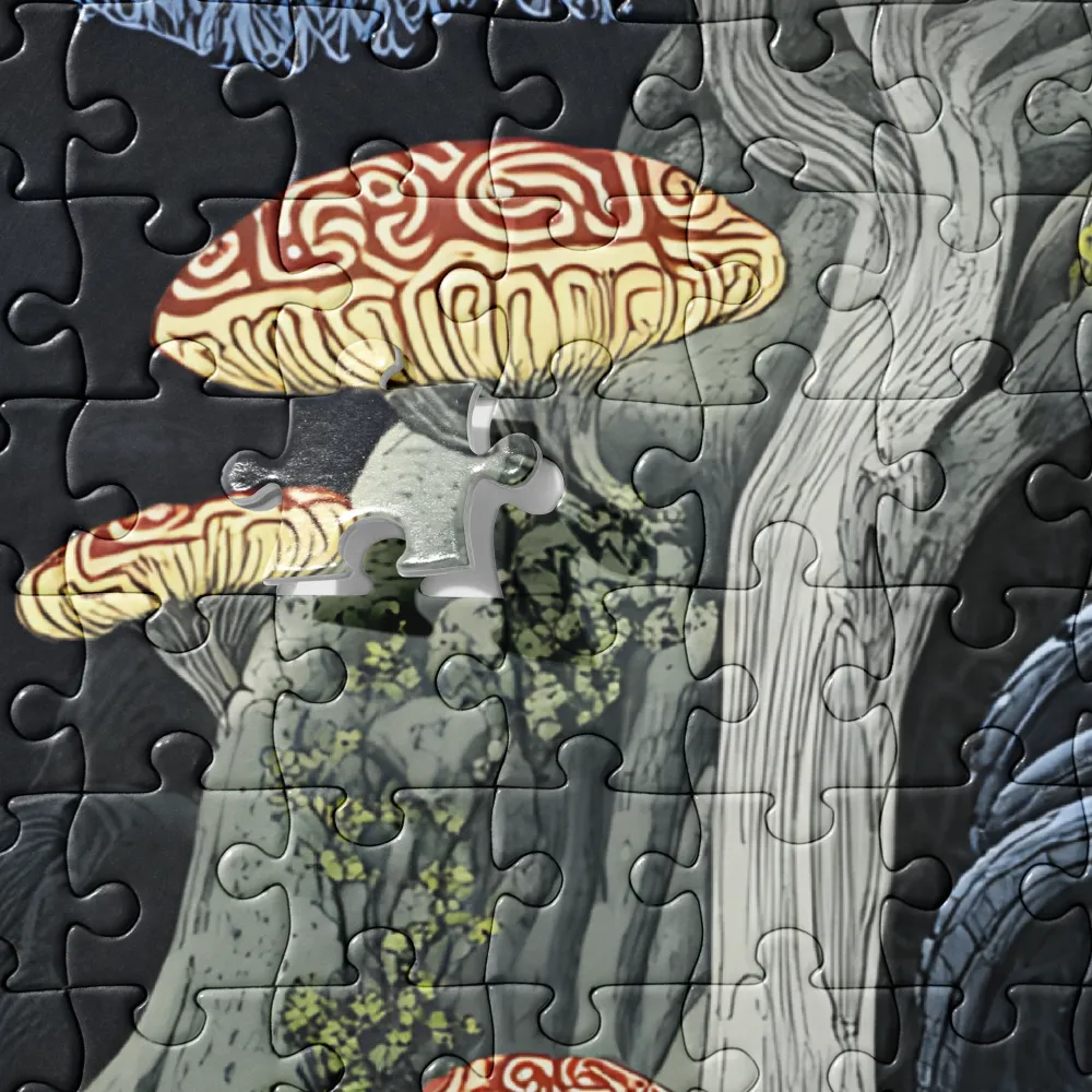 Enchanted Mushroom Forest 
 Jigsaw Puzzle