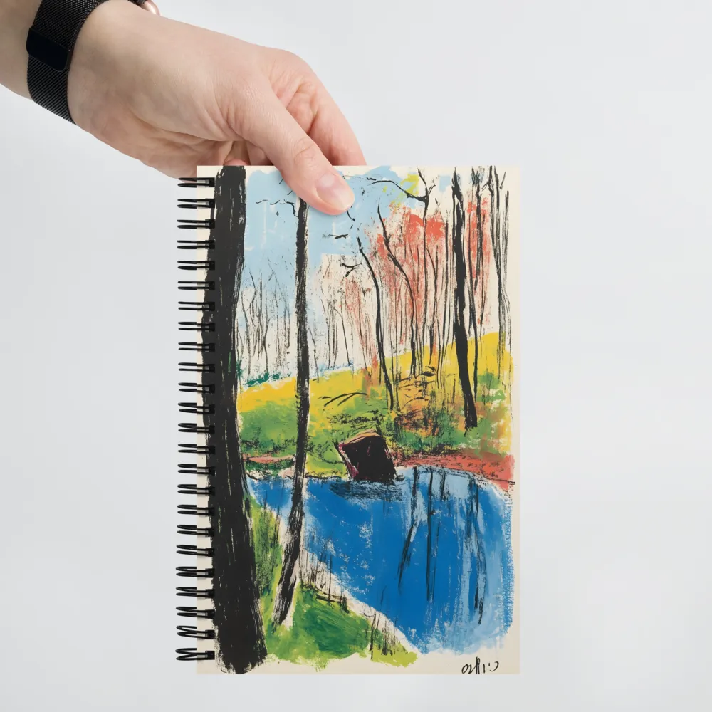 Fauvist Forest Reflection 
 Spiral Notebook | 140 pages