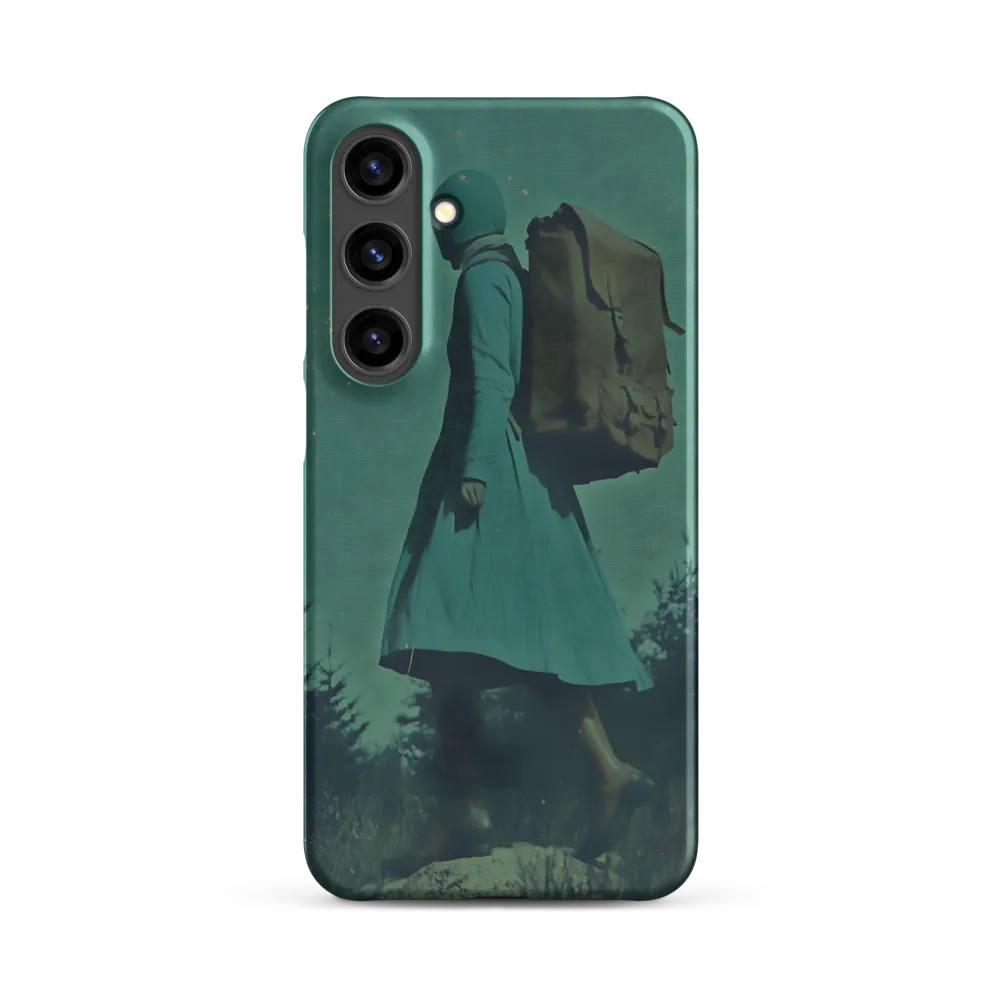 Vintage Hiker Woman with Backpack | Phone Case