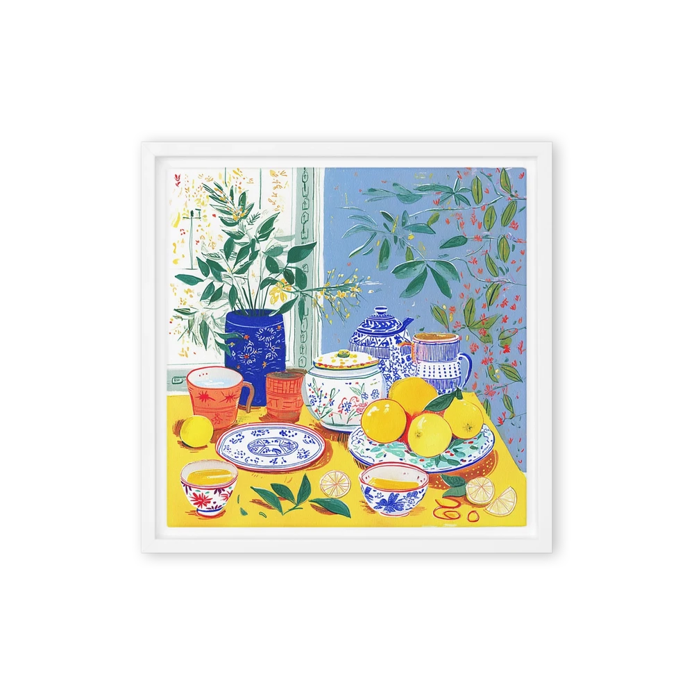 Sunshine Tea Still Life | Art Print