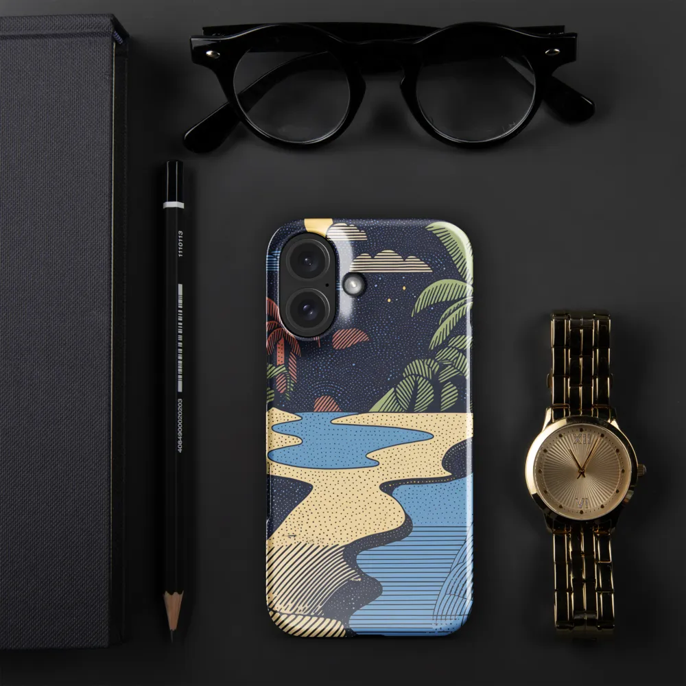 Nocturnal Oasis 
 iPhone 15 Pro | MagSafe® Tough Case