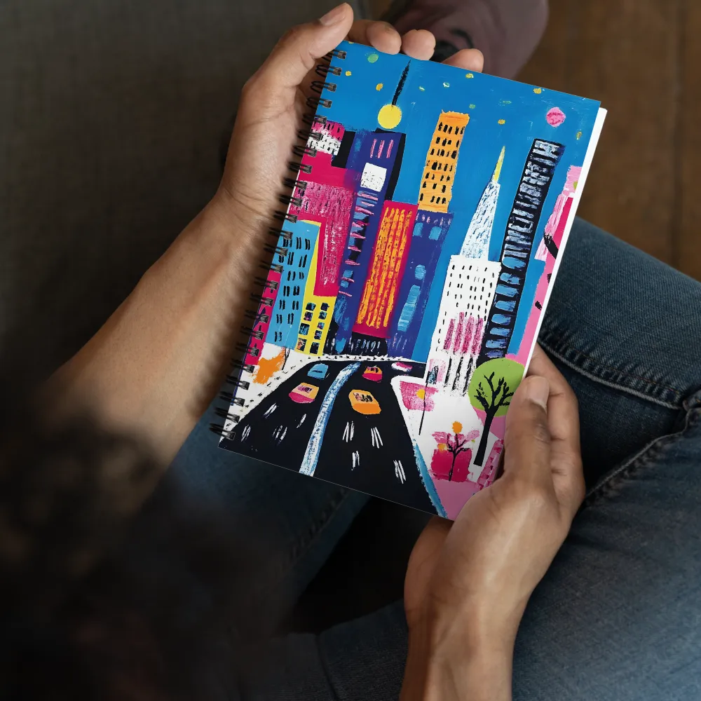 Urban Dreamscape Painting 
 Spiral Notebook | 140 pages