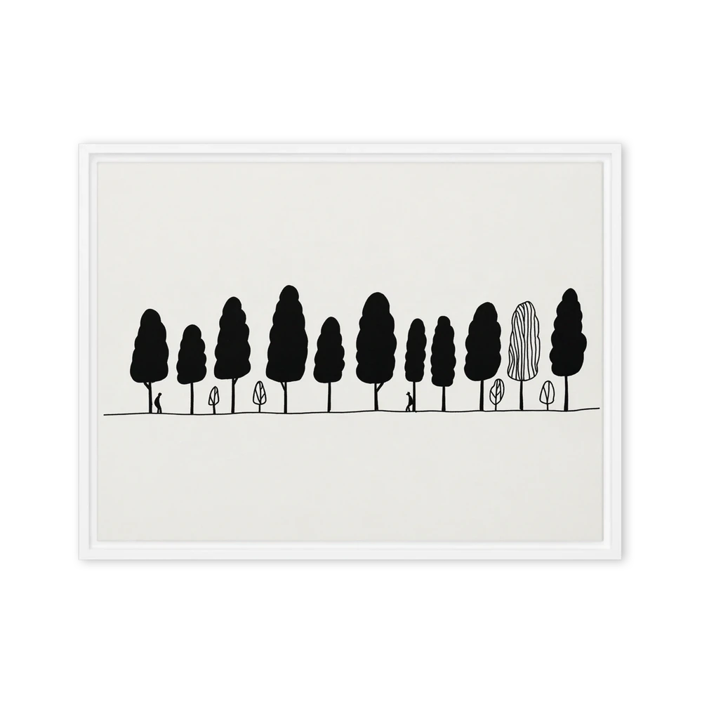 Walk Among Cypress Trees | Art Print