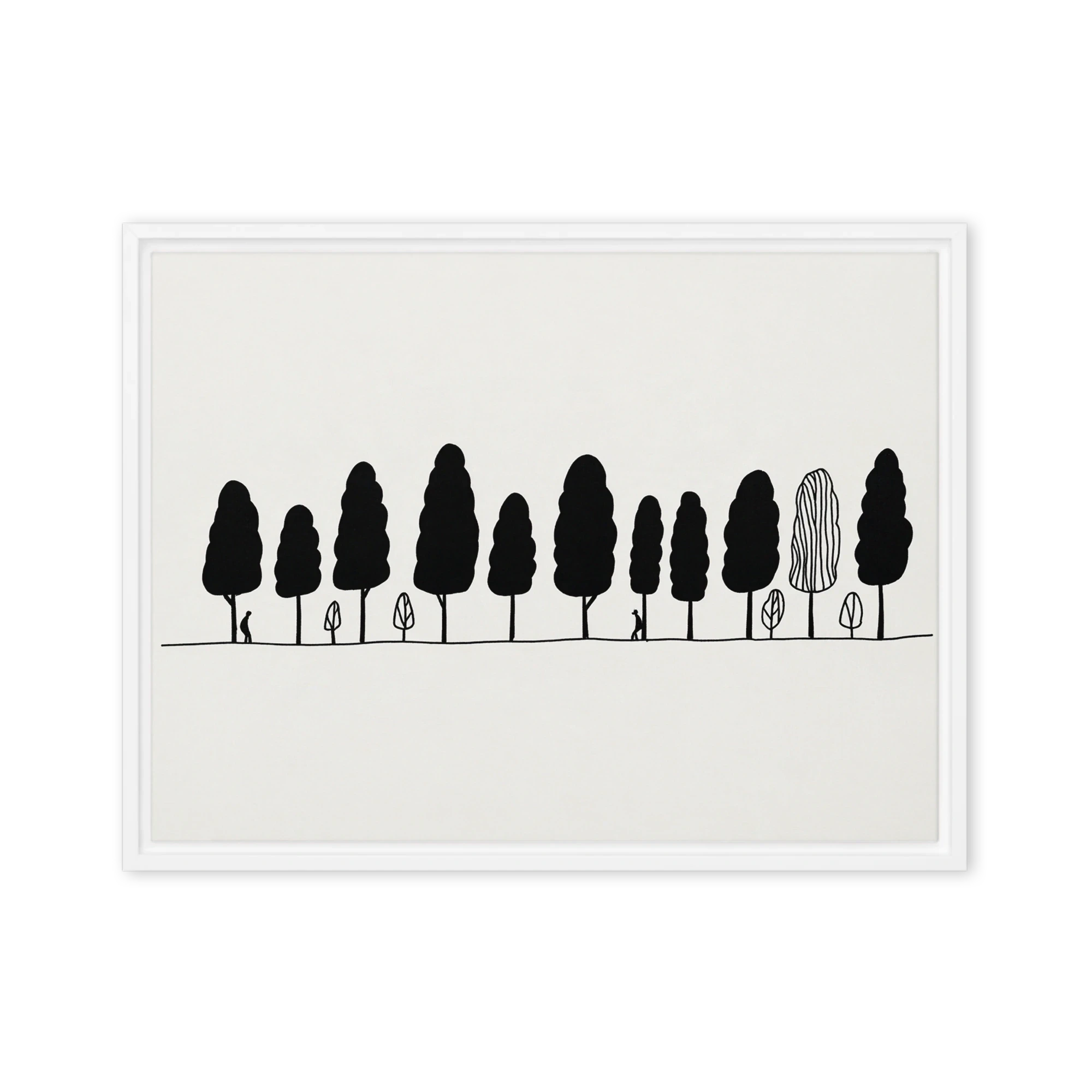 Walk Among Cypress Trees | Art Print