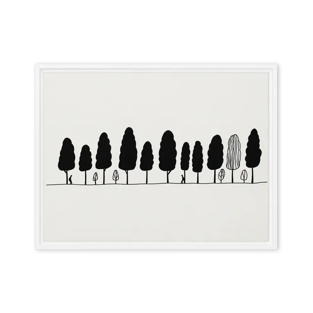 Walk Among Cypress Trees | Art Print