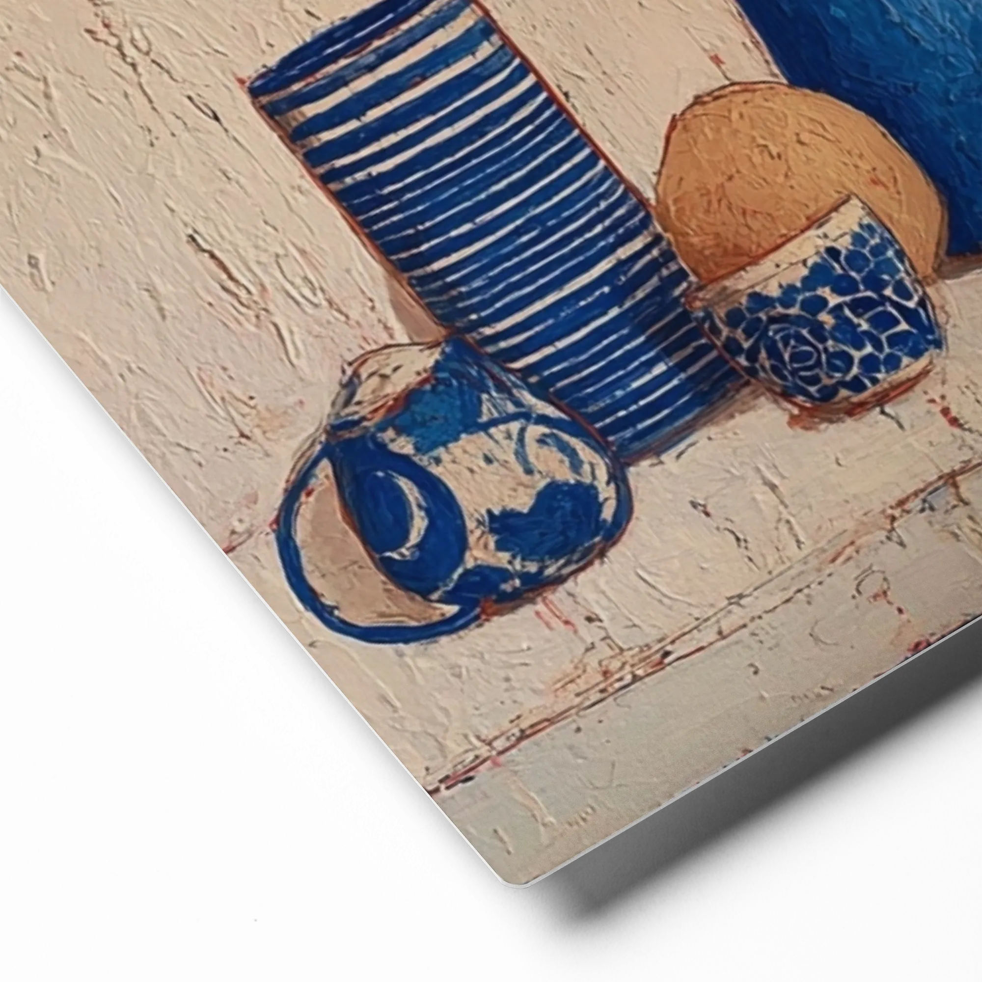 Blue Ceramics Still Life | Art Print