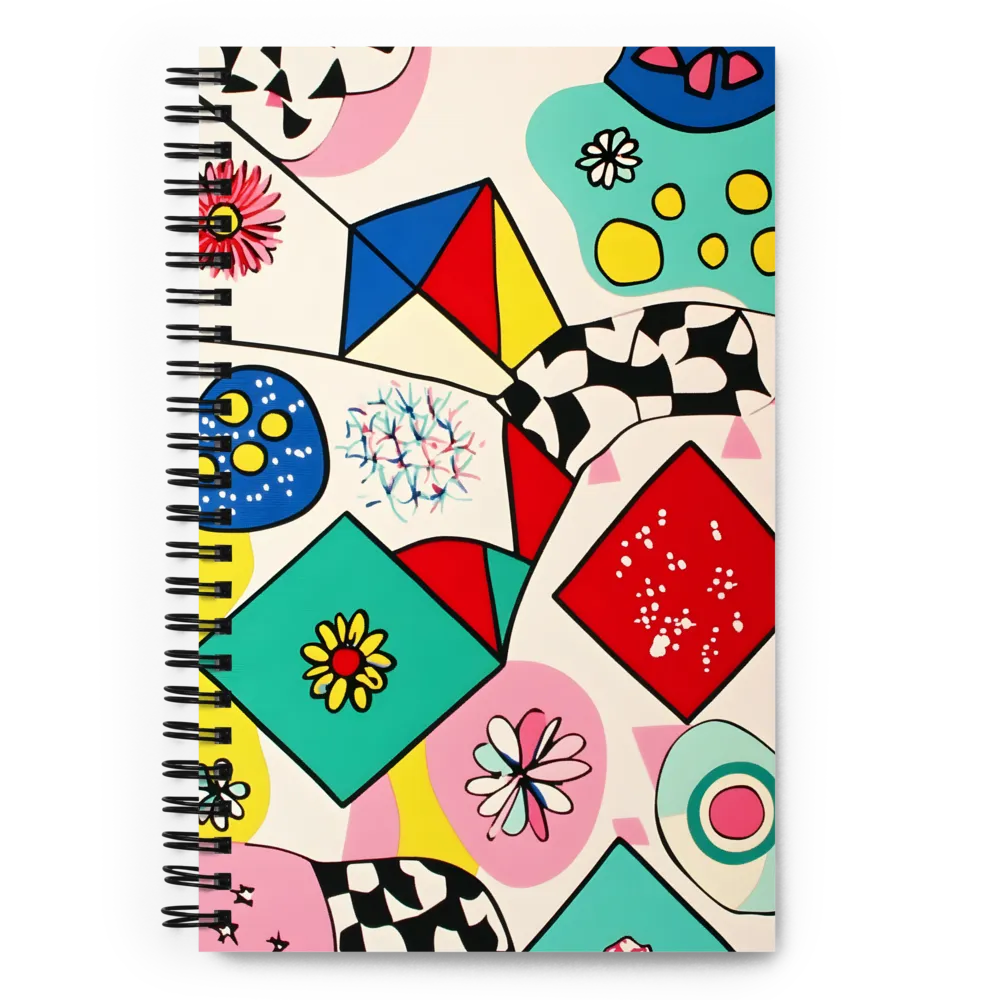 Colorful Geometric Abstraction 
 Spiral Notebook | 140 pages