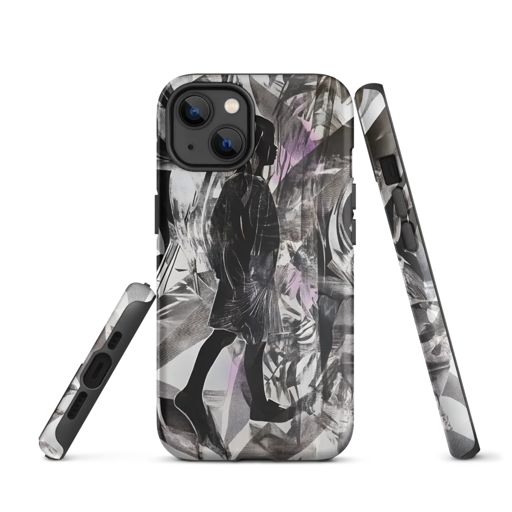Shadow in the Botanical Maze | Phone Case