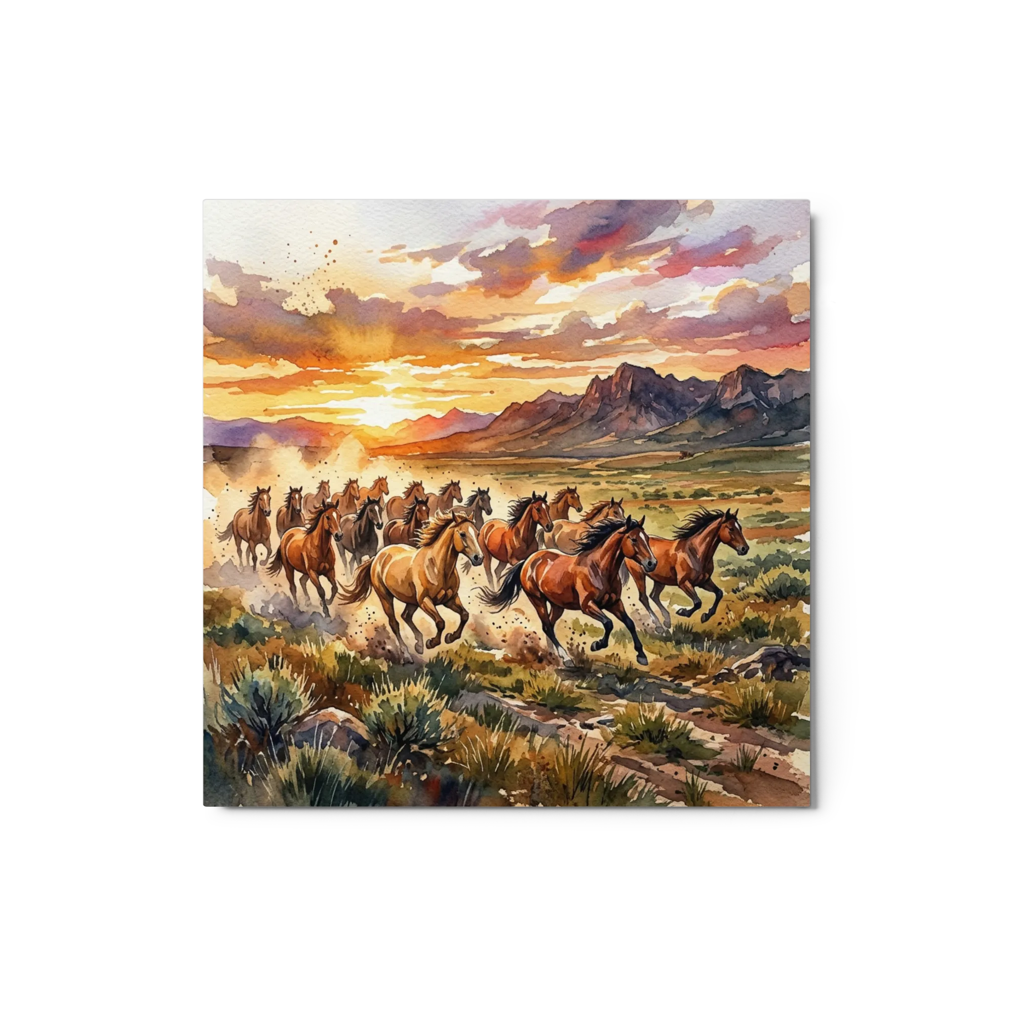 Wild Mustang Sunset