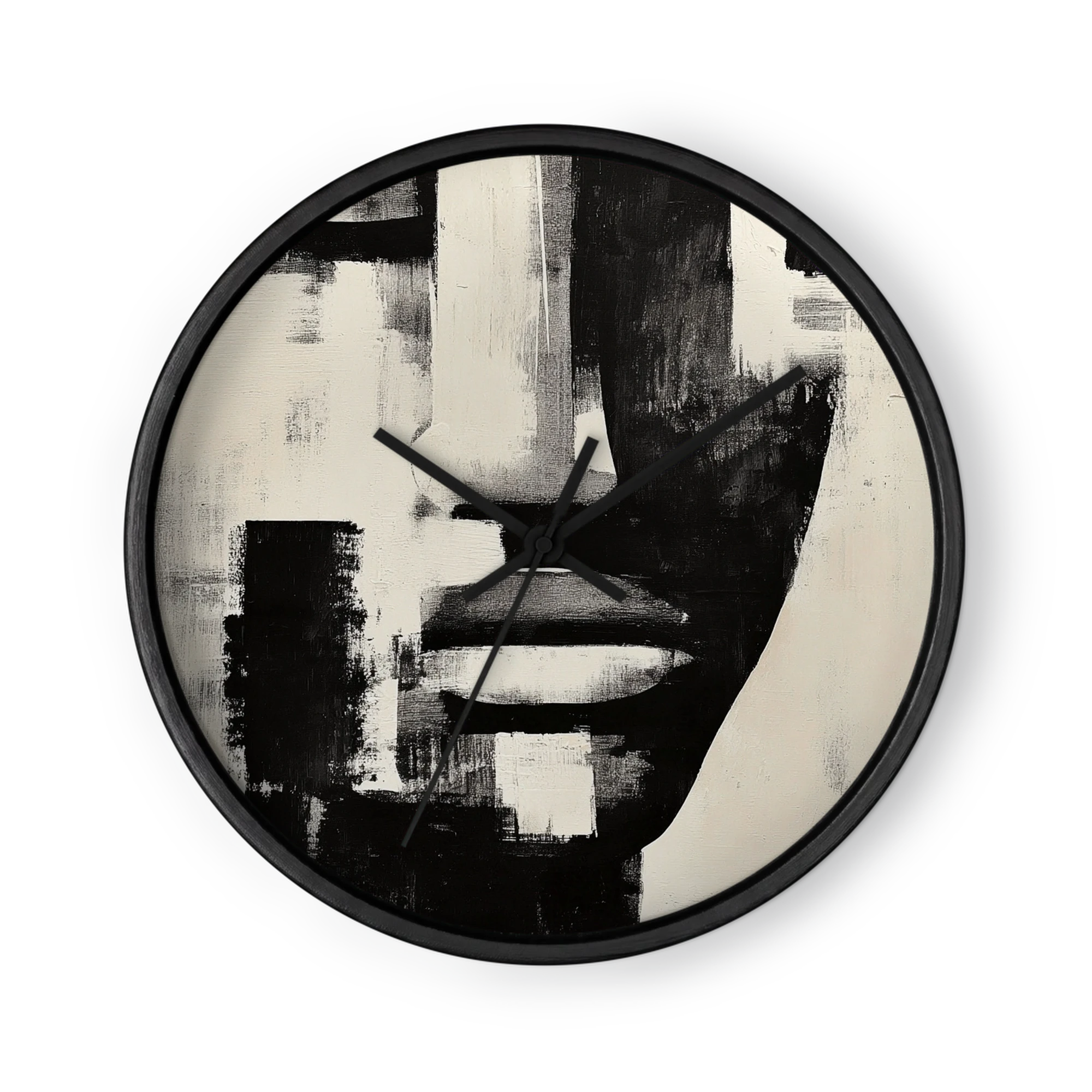Monochrome Portrait in Blocks