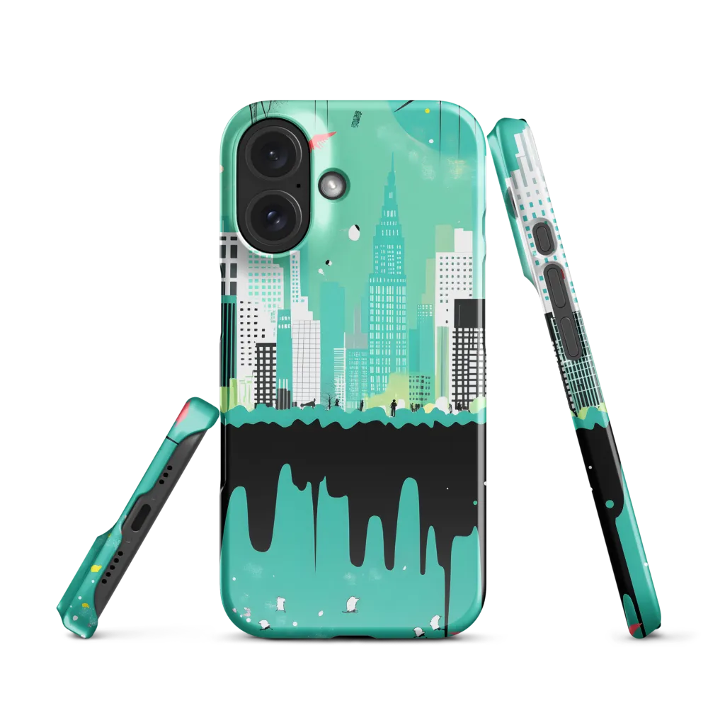 Urban Dreamscape with Birds 
 Samsung Galaxy S22 | Snap Case