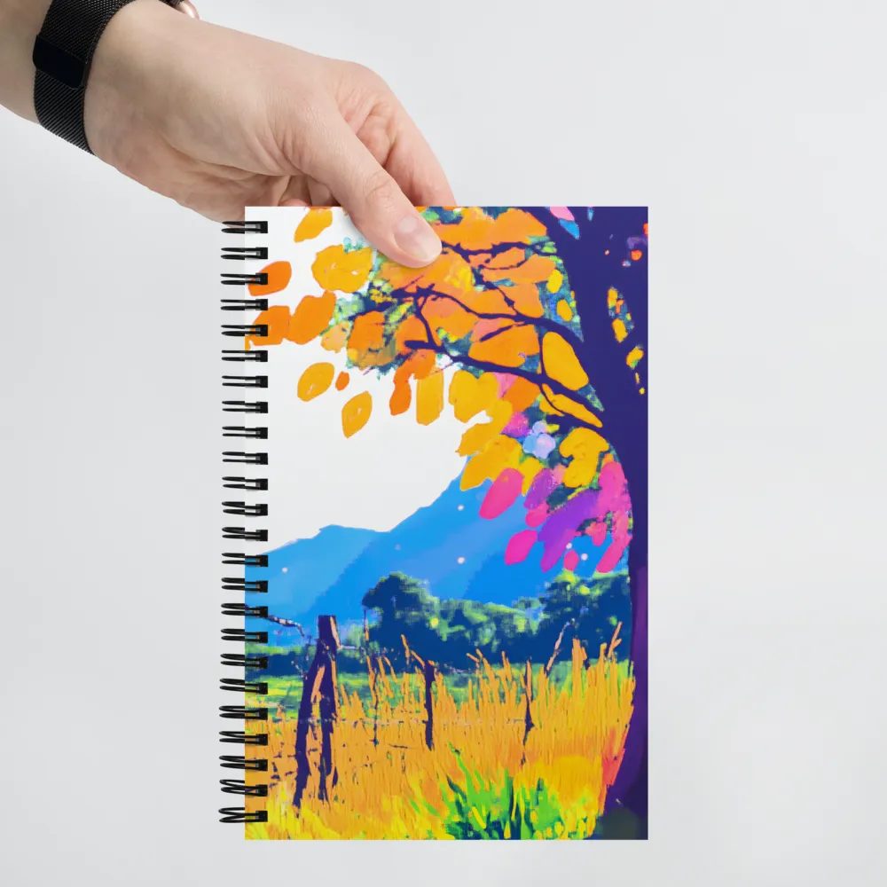 Autumn Mountain Impression 
 Spiral Notebook | 140 pages