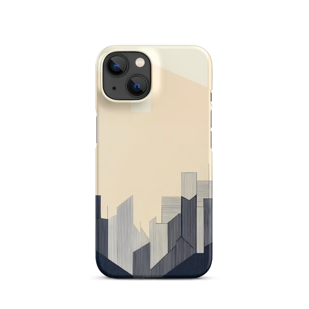 Abstract Cityscape in Minimalist Lines | Phone Case
