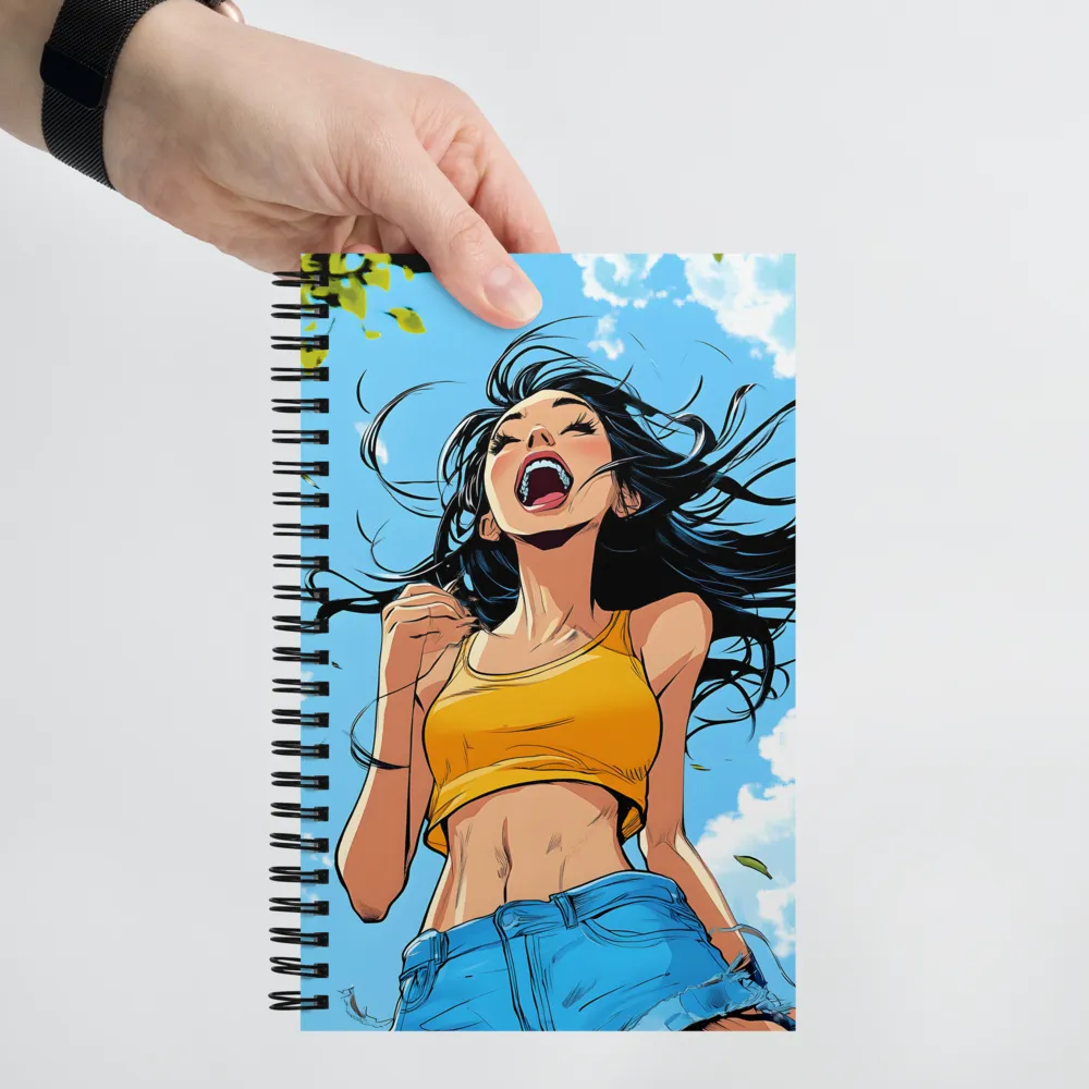 Laughter in the Breeze 
 Spiral Notebook | 140 pages