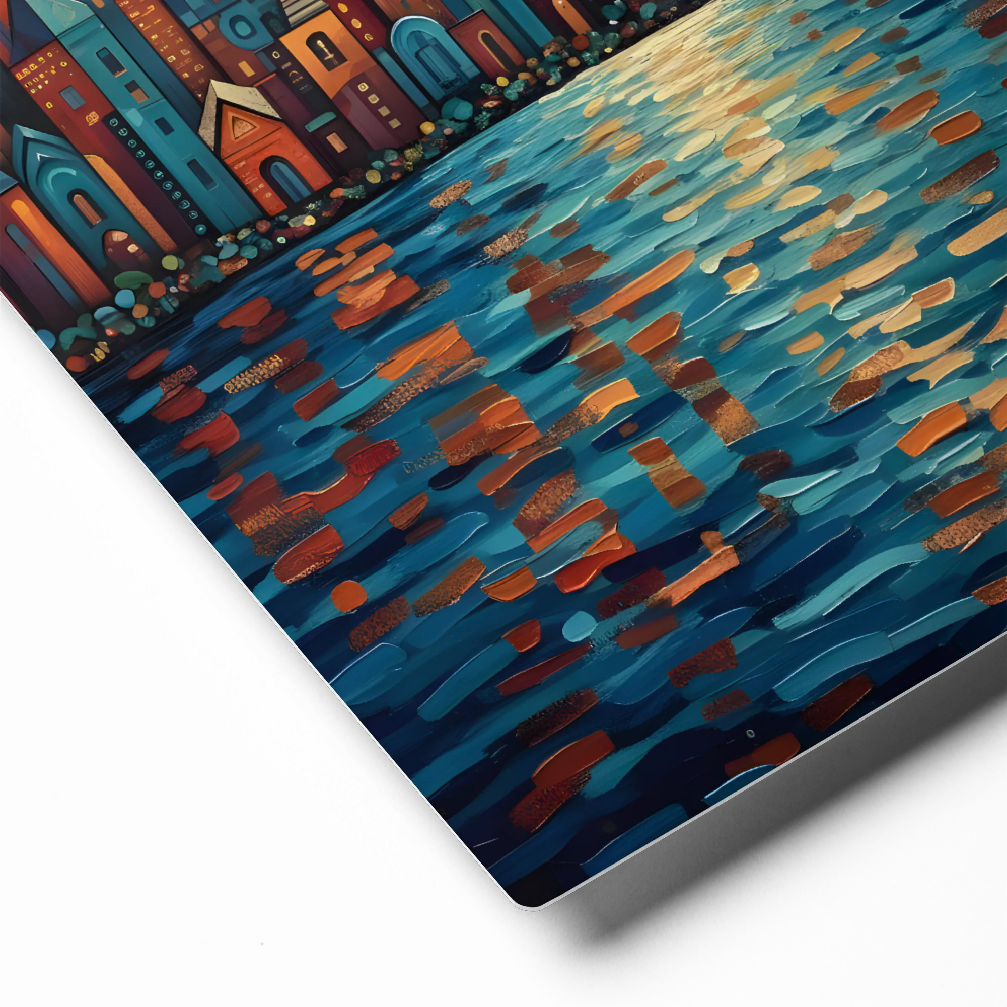 Nocturnal Reflection 
 Metal Print | 16″x 20″