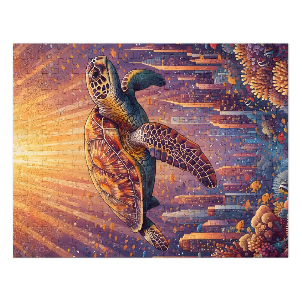 Urban Reef Turtle | Jigsaw Puzzles