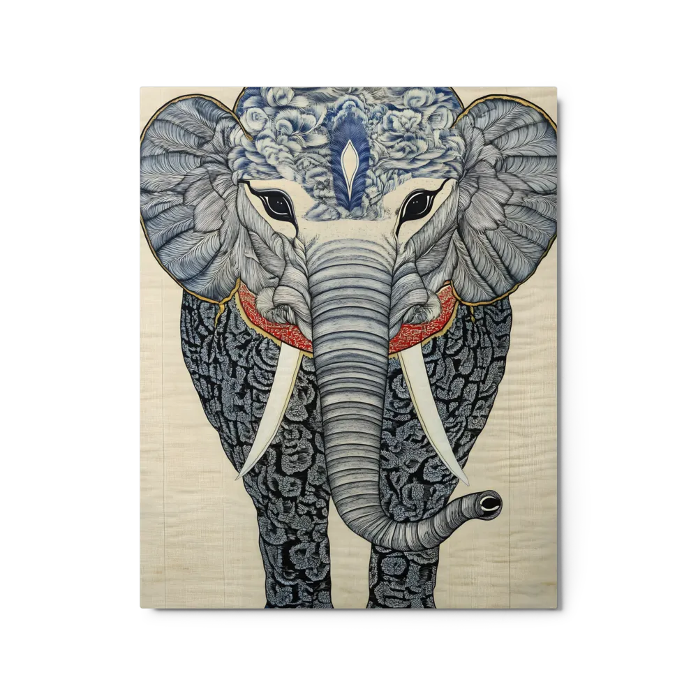The Gilded Elephant 
 Canvas | 30″x 60″
