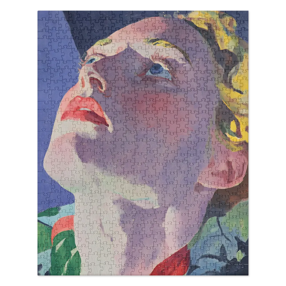 Upward Gaze Portrait 
 Jigsaw Puzzle
