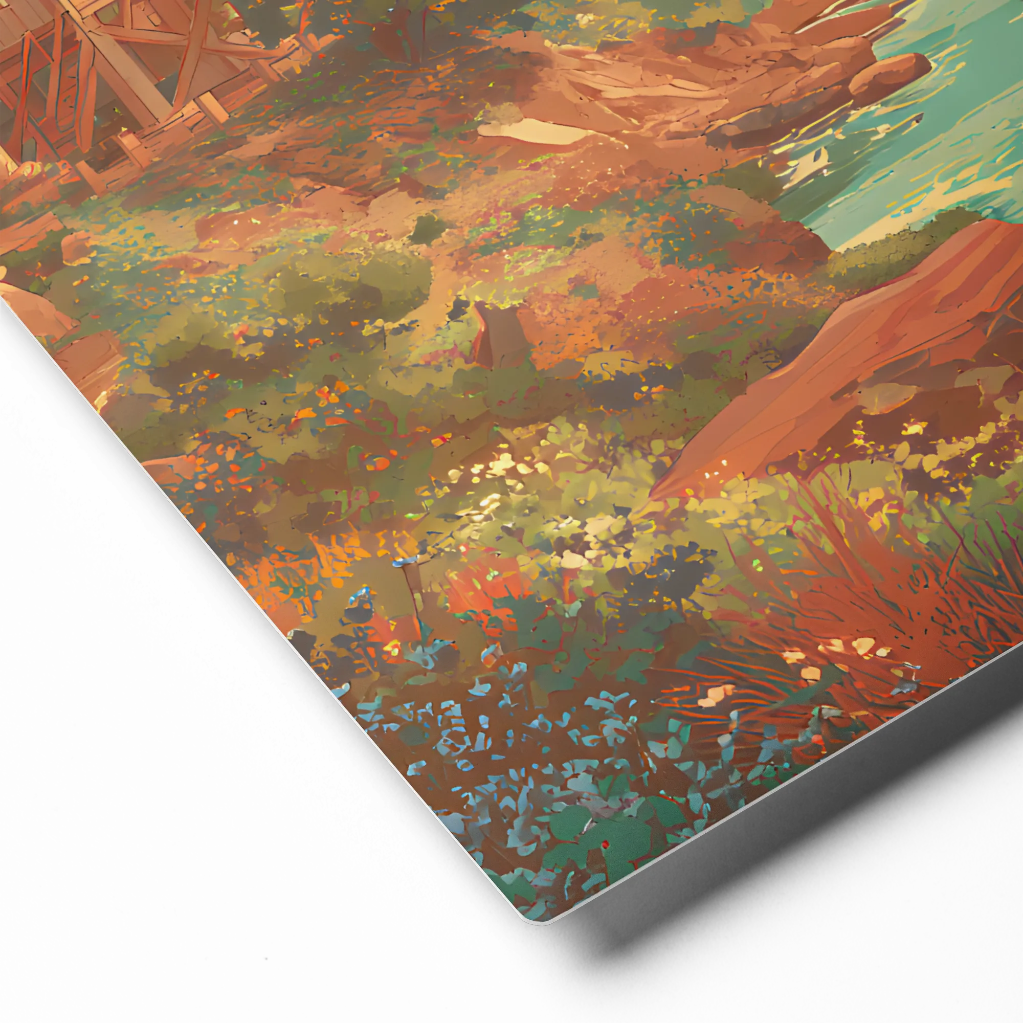 Golden Gate Coastline Reverie 
 Canvas | 6″x 6″