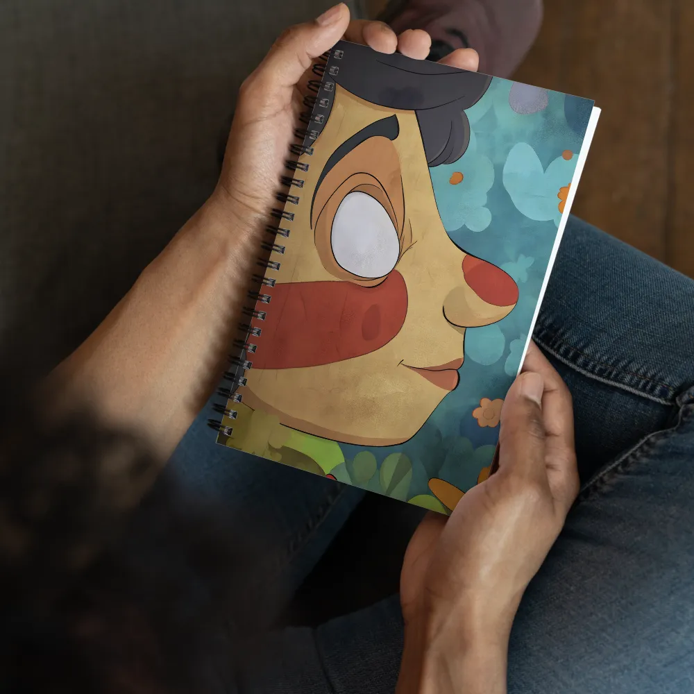 Floral Dream Profile 
 Spiral Notebook | 140 pages