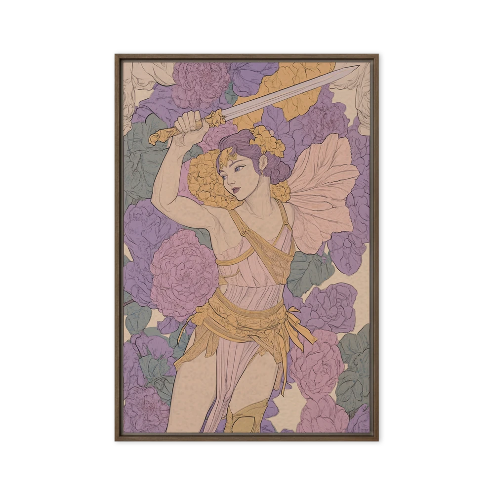 Art Nouveau Warrior | Art Print