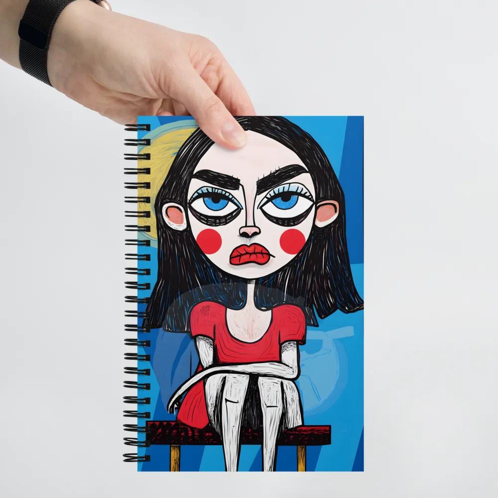 The Pondering Gaze 
 Spiral Notebook | 140 pages