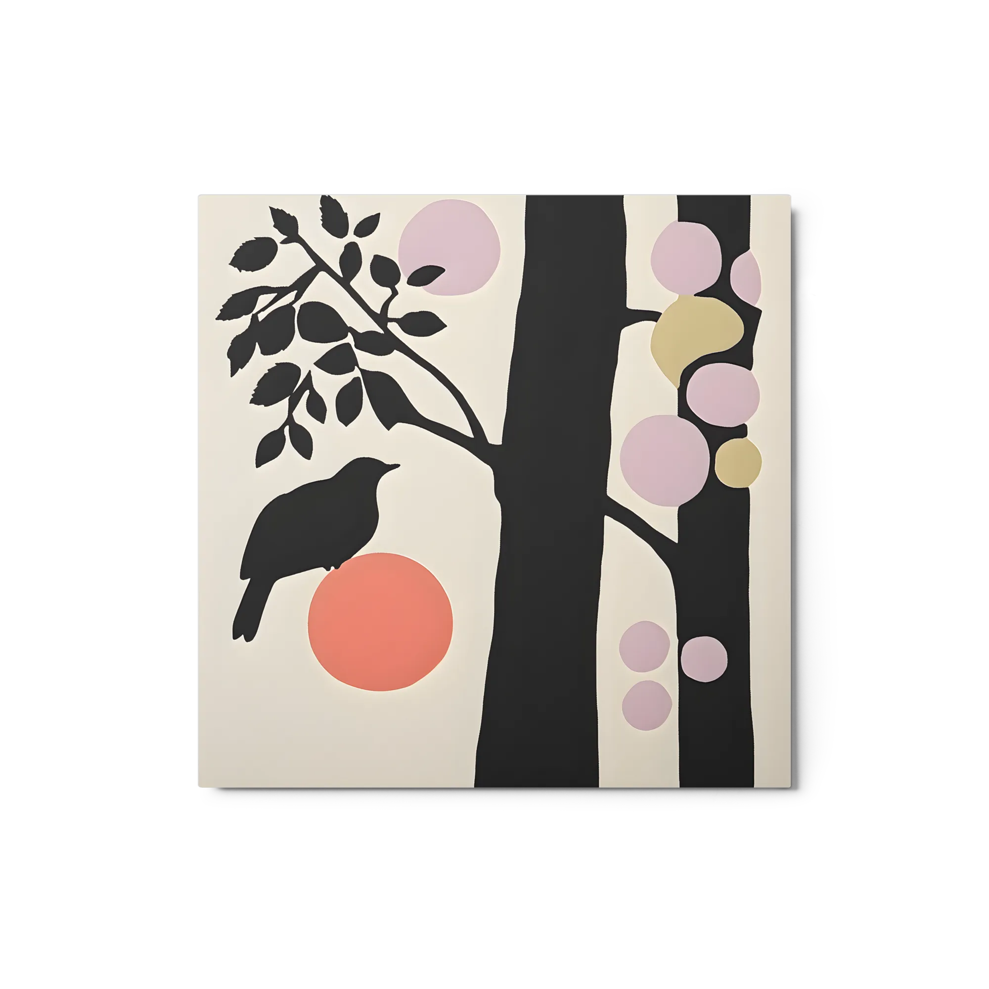 Bird and Abstract Fruits
