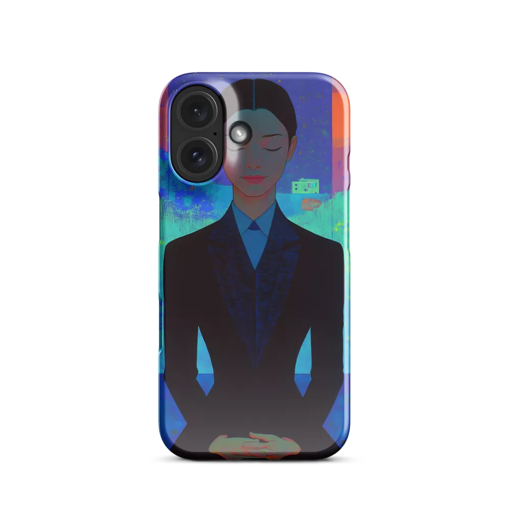 Meditative Urban Canvas 
 iPhone 17 Pro Max | Snap Case
