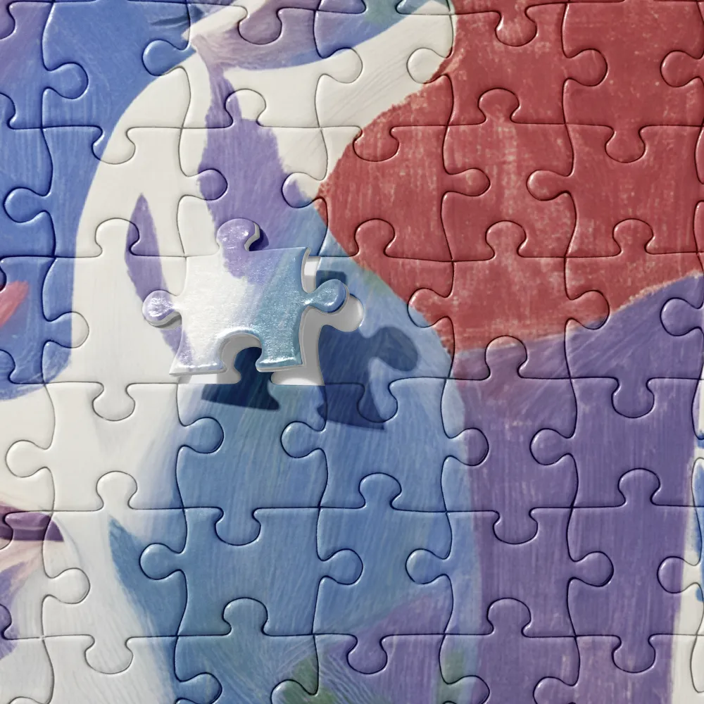 Vivid Botanical Profile 
 Jigsaw Puzzle in Tin Box