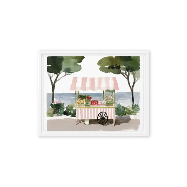 Coastal Flower Stand | Art Print
