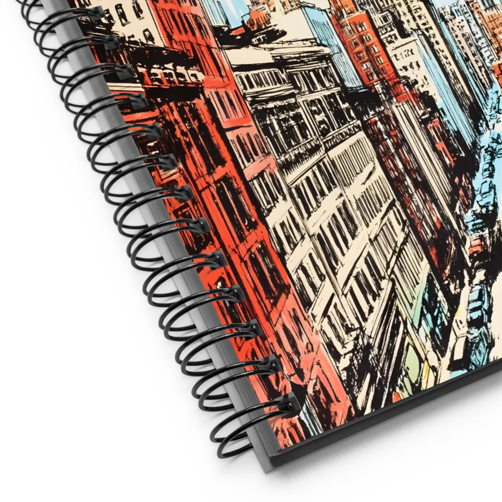 Manhattan Street View 
 Spiral Notebook | 140 pages
