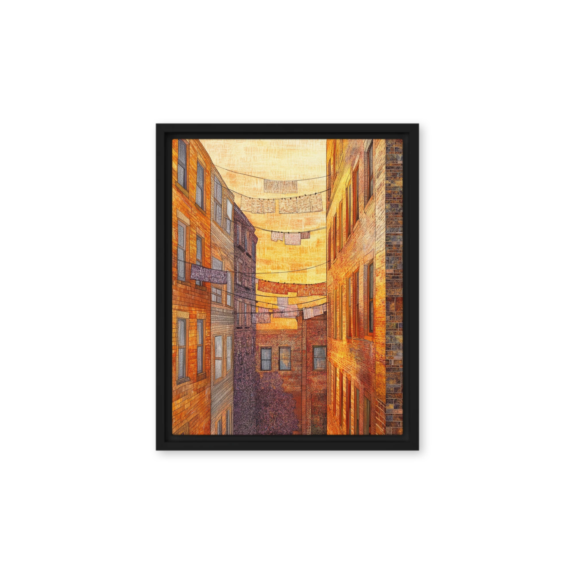 Warm Color-Themed Wall Art for Bold Interiors — Warm & Bold