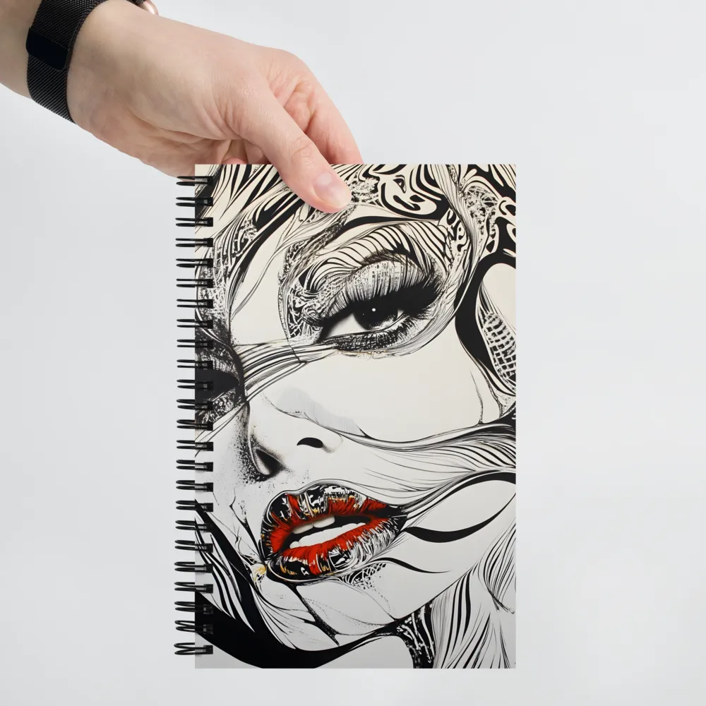 Enigma of Lines 
 Spiral Notebook | 140 pages