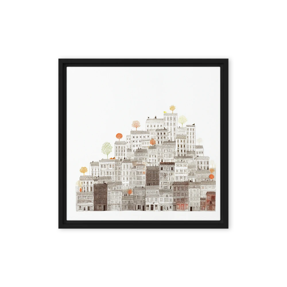 Rooftops and Treetops | Art Print