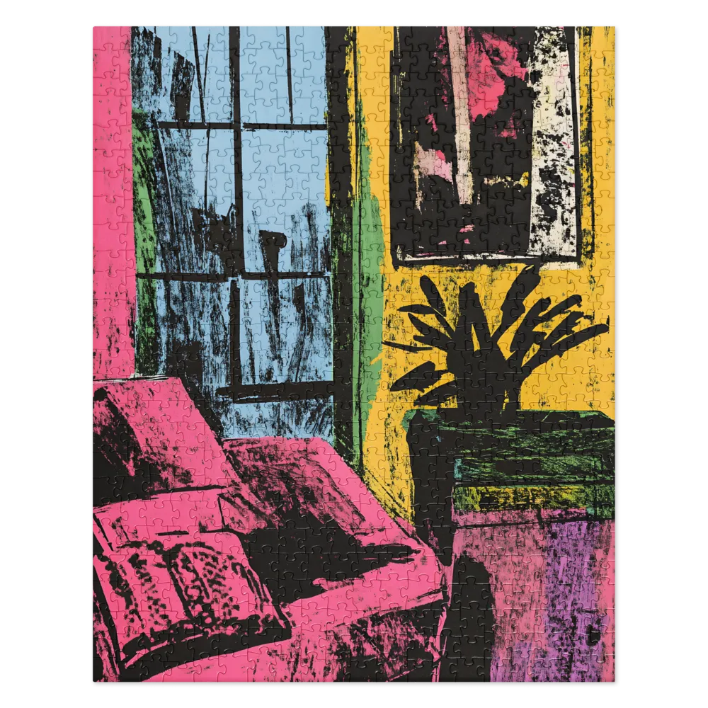Interior Pop Palette 
 Jigsaw Puzzle in Tin Box