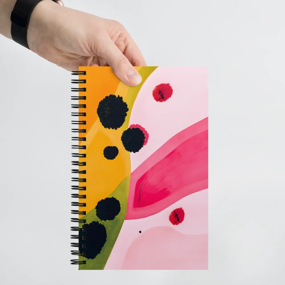 Fluid Abstract Composition 
 Spiral Notebook | 140 pages